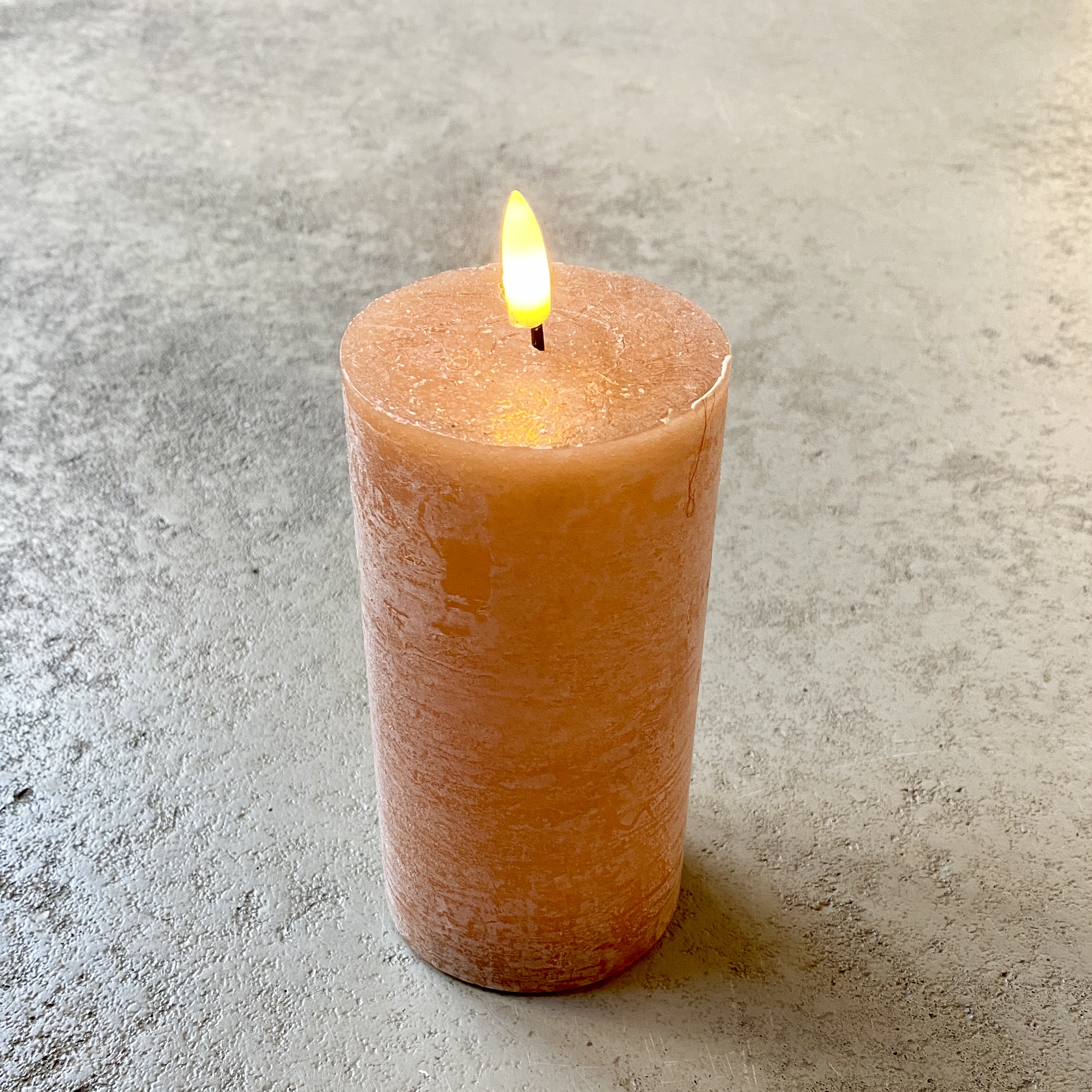 LED-Kerze "Flair" H15cm, zimt