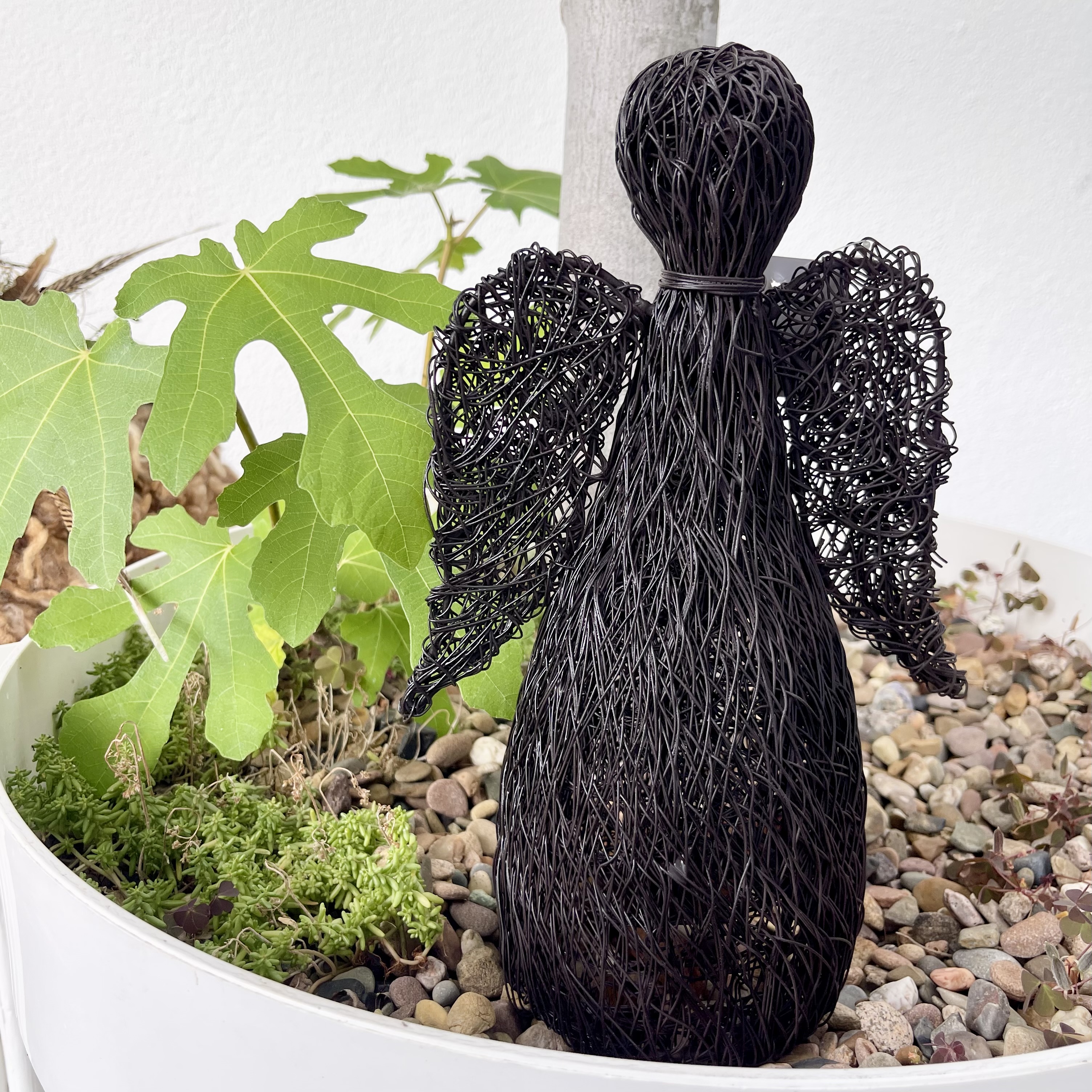Eisen-Engel, H30cm, 12 mal 20cm,s/b