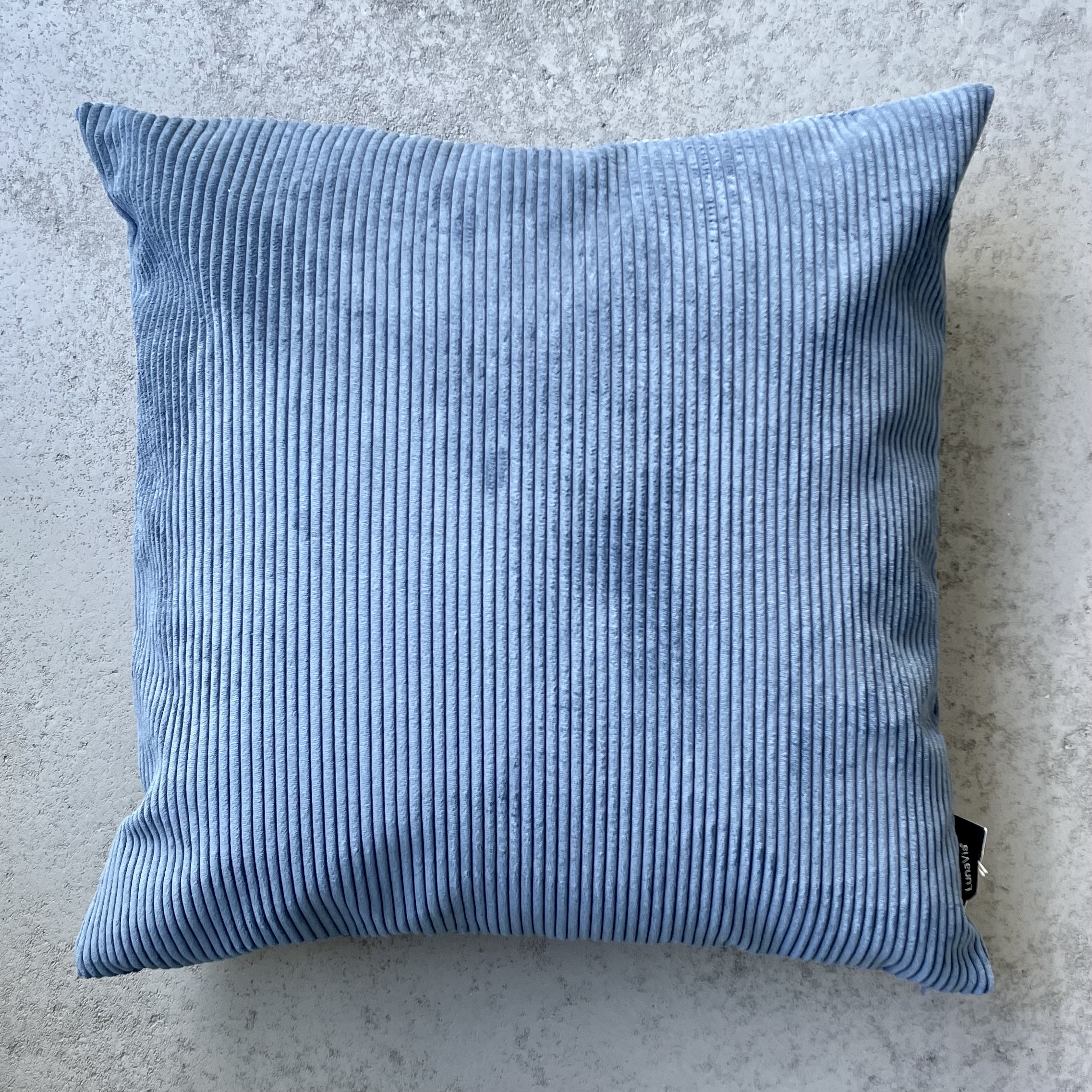 Kissen mit Füllung "Cara" 50x50cm, jeansblau
