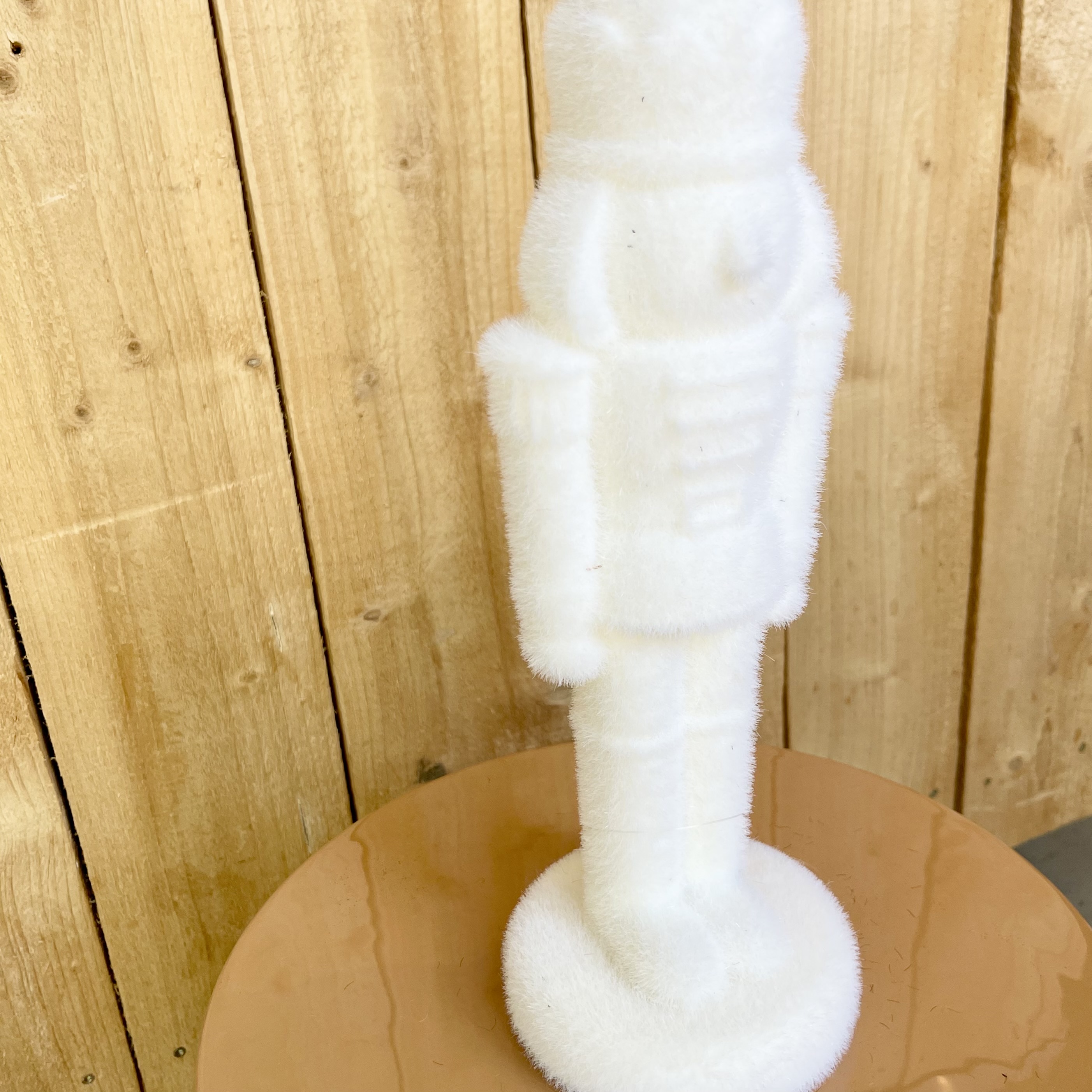 KST Nusskn. "Tasko", H30cm, creme