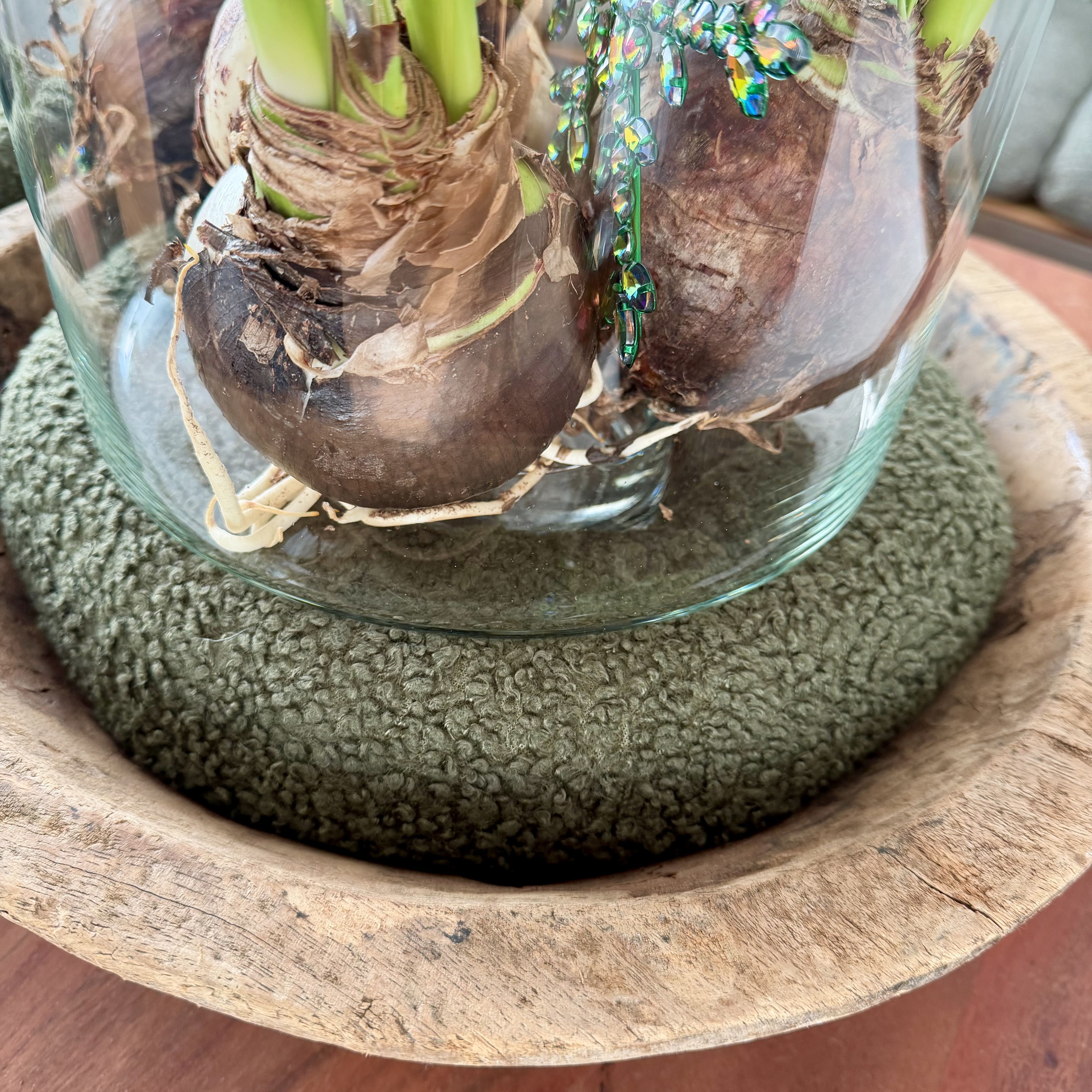 Stf.Kranz"Alara",D30cm,dkgrün