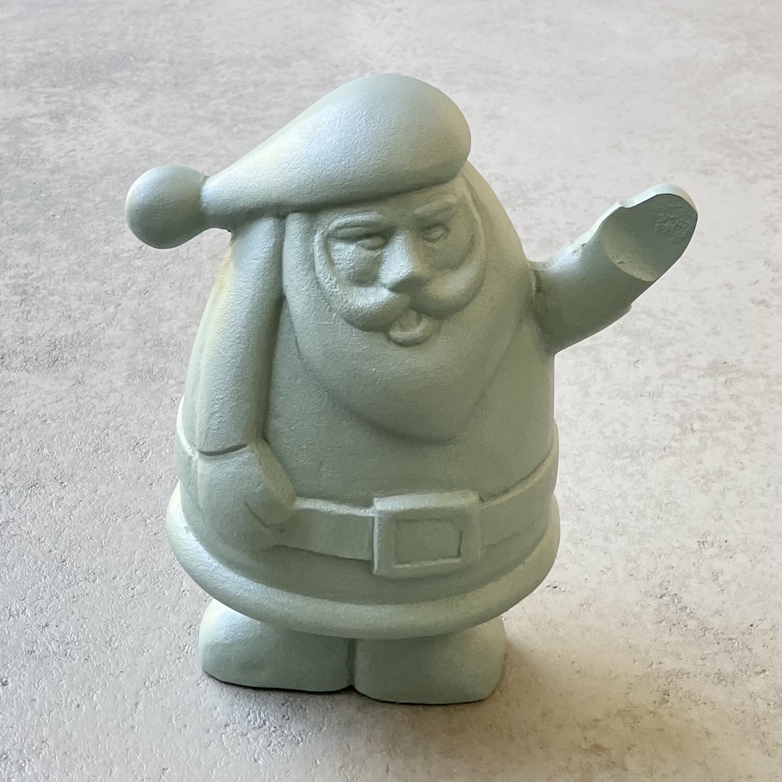 Metall-Santa "Allegra" H30cm, oliv