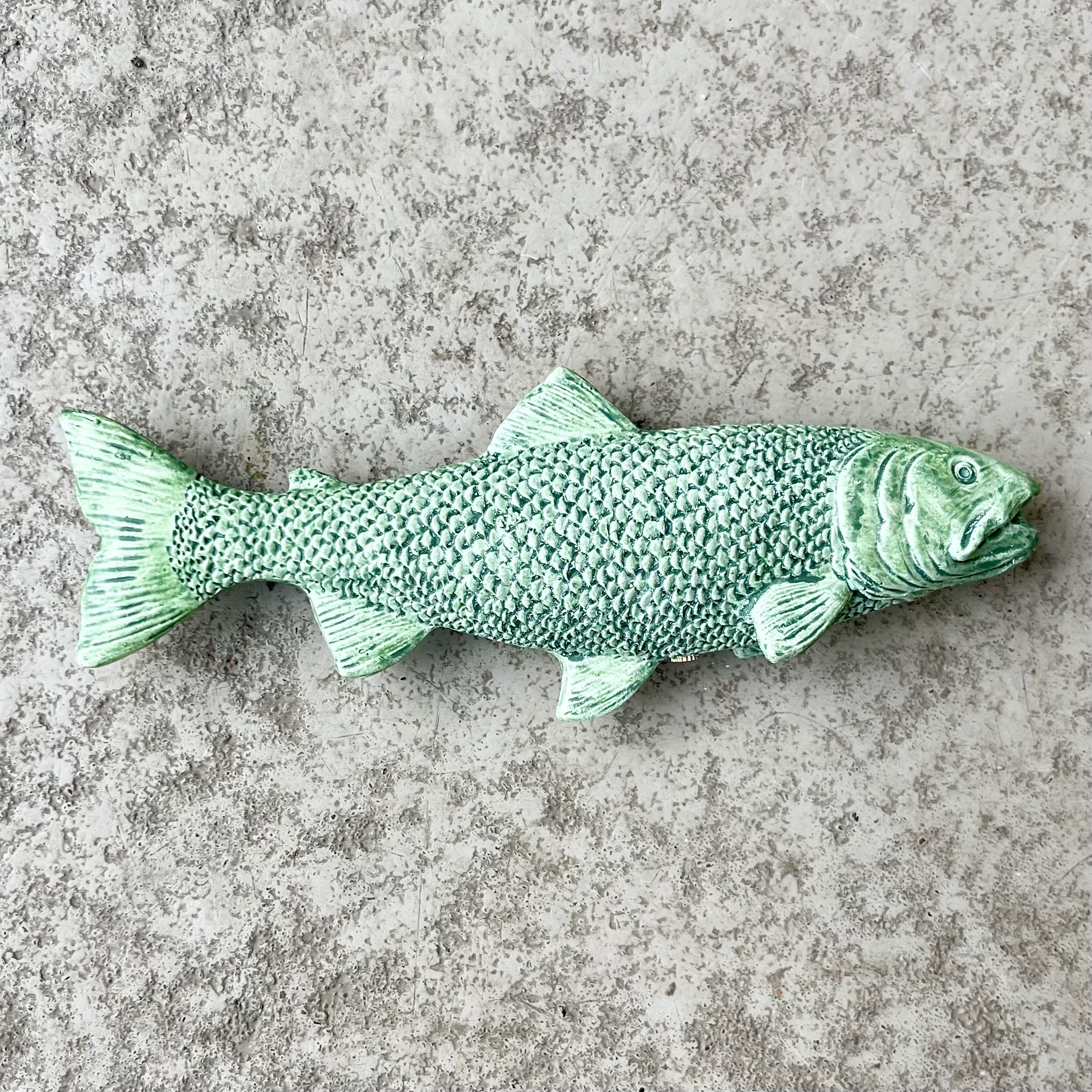 Poly Fisch "Zahra",L7cm, dunkelgrün