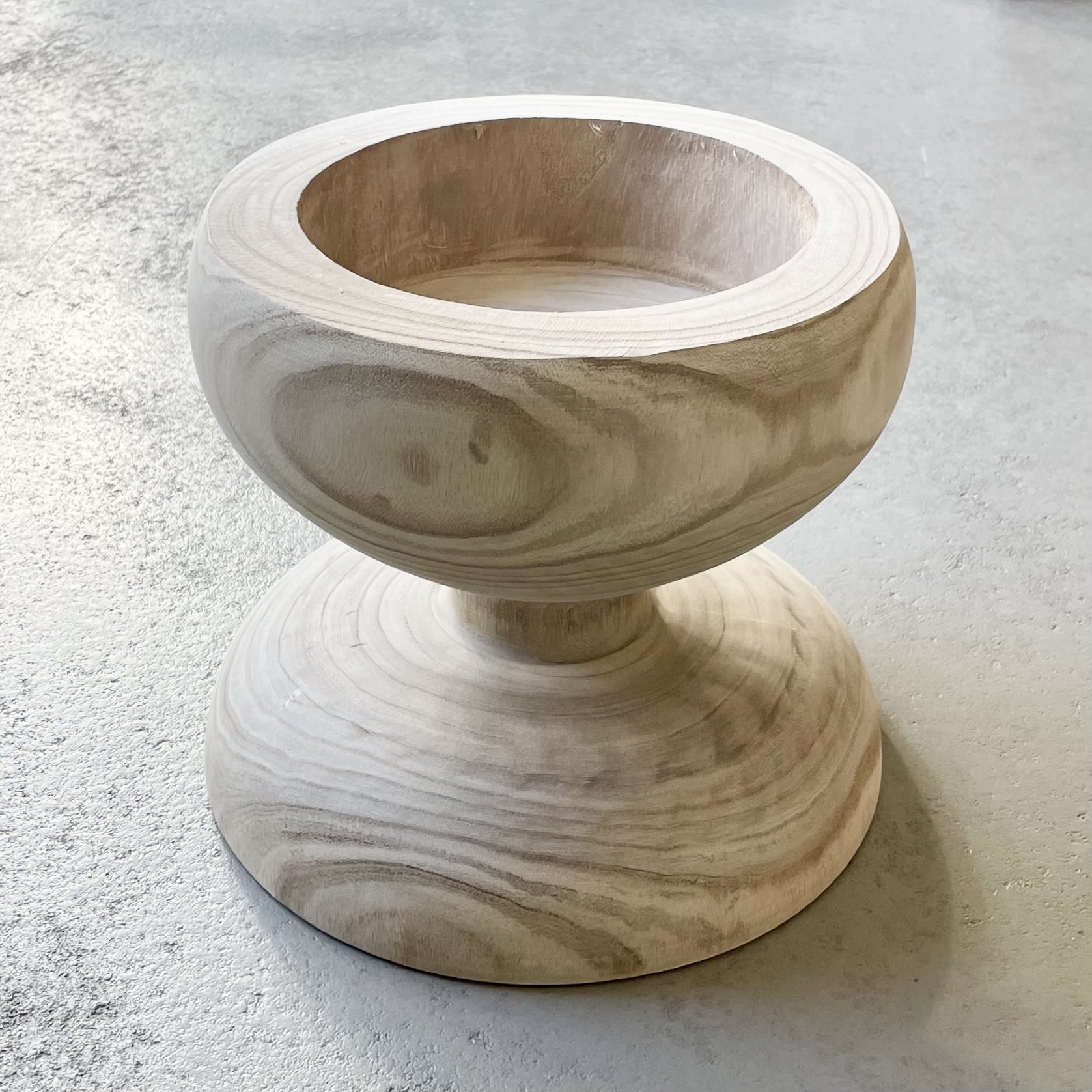 Holz-Podest/Schale 