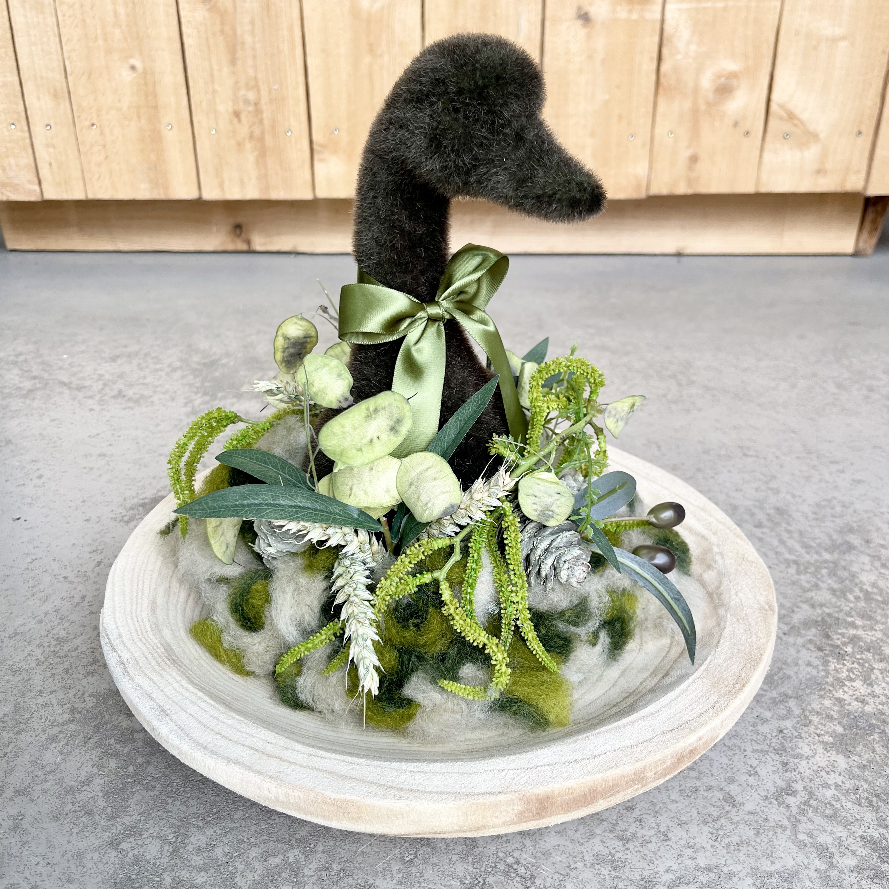 "Gänseschmaus" in Grün