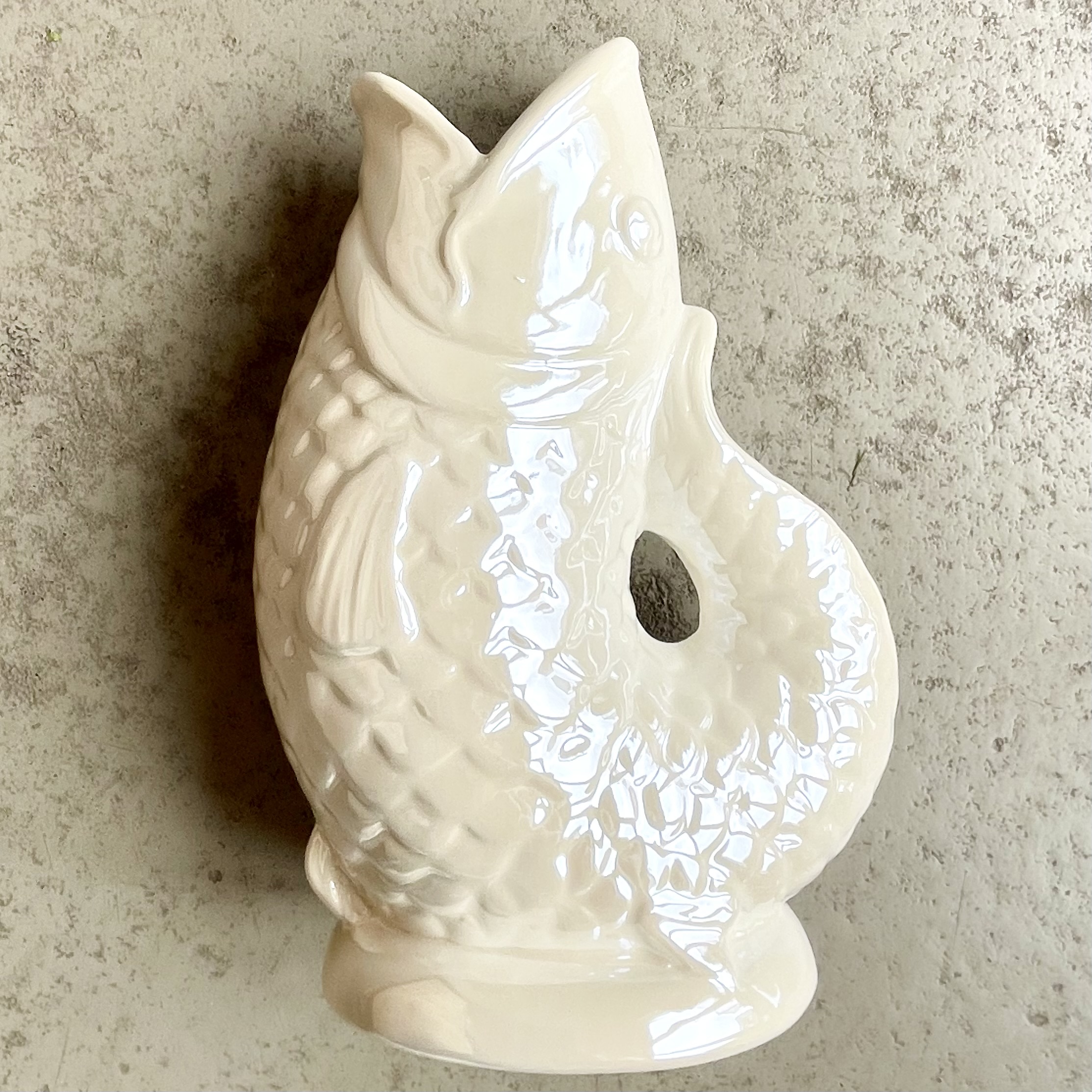 Ker.Vase"Mirinda",D9H23,5cm,creme