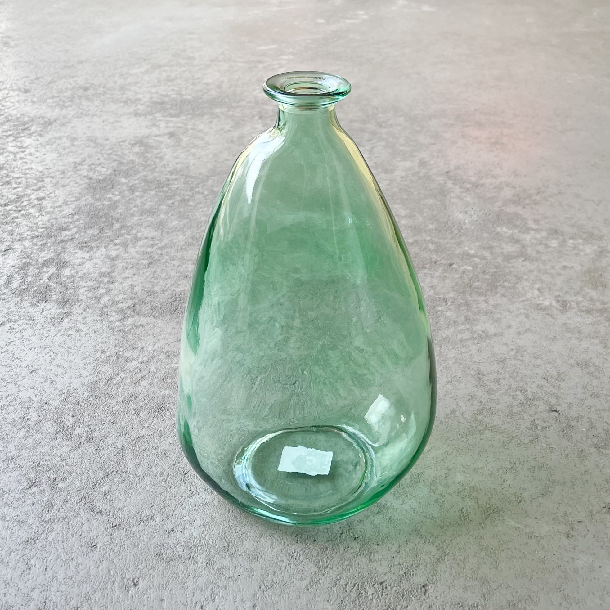 Glas-Vase "Pino" bauchig H26cm, grün