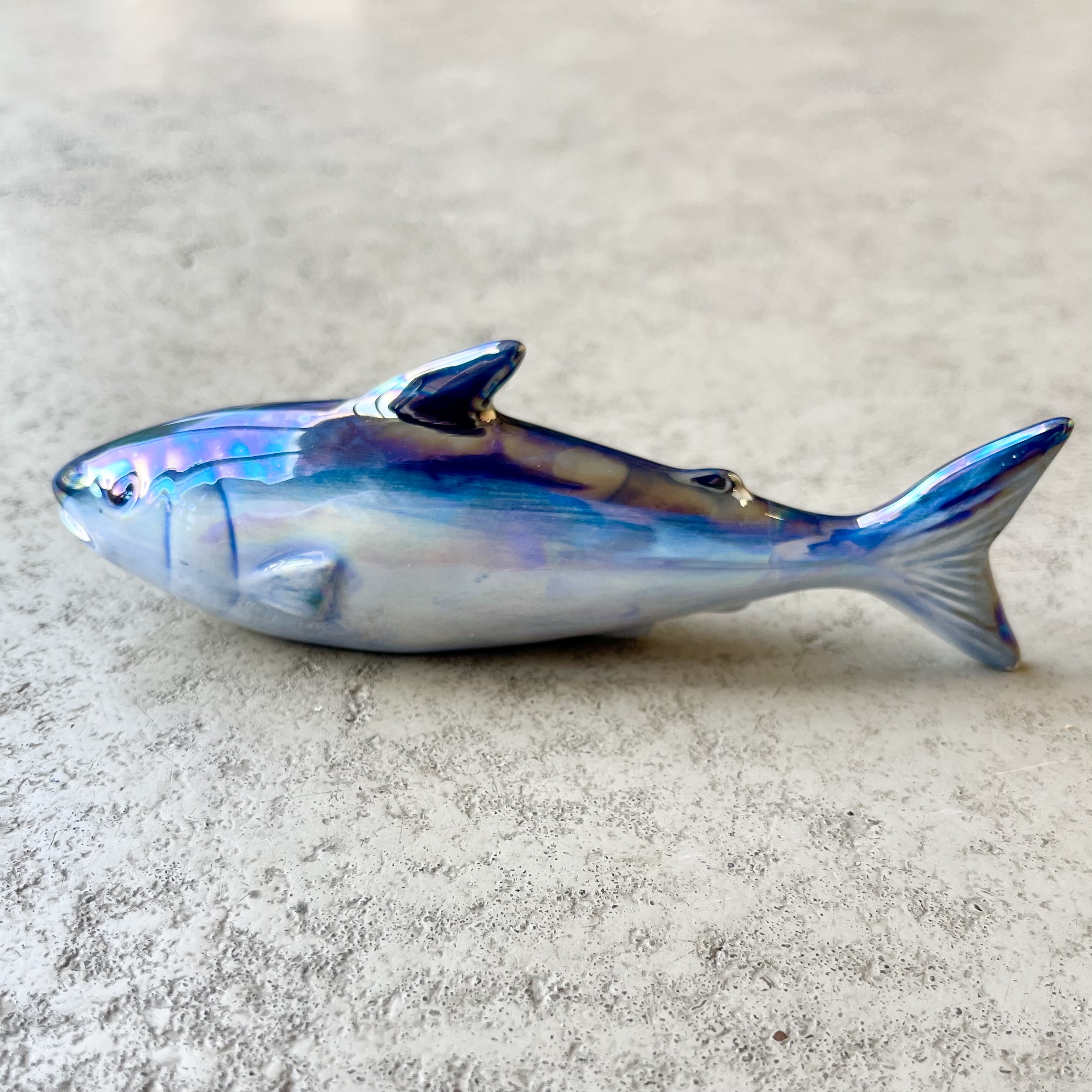 Mignon, Deko-Fisch, Regenbogenforelle, S, blau