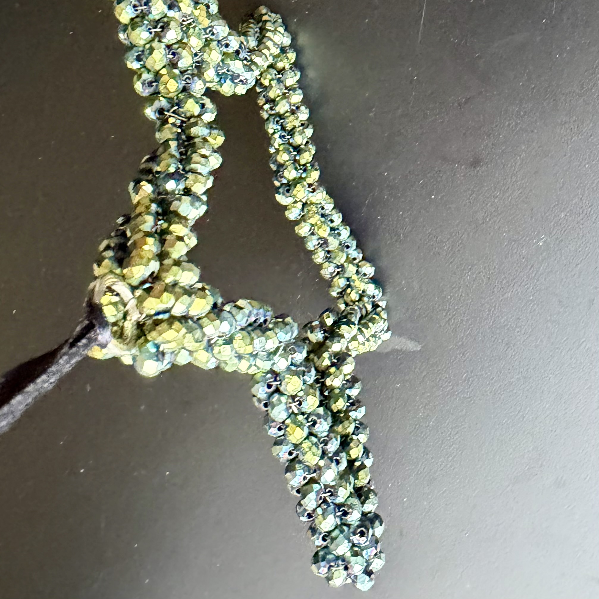 Met.Stern"Cloe"z.H.,D17cm,grün