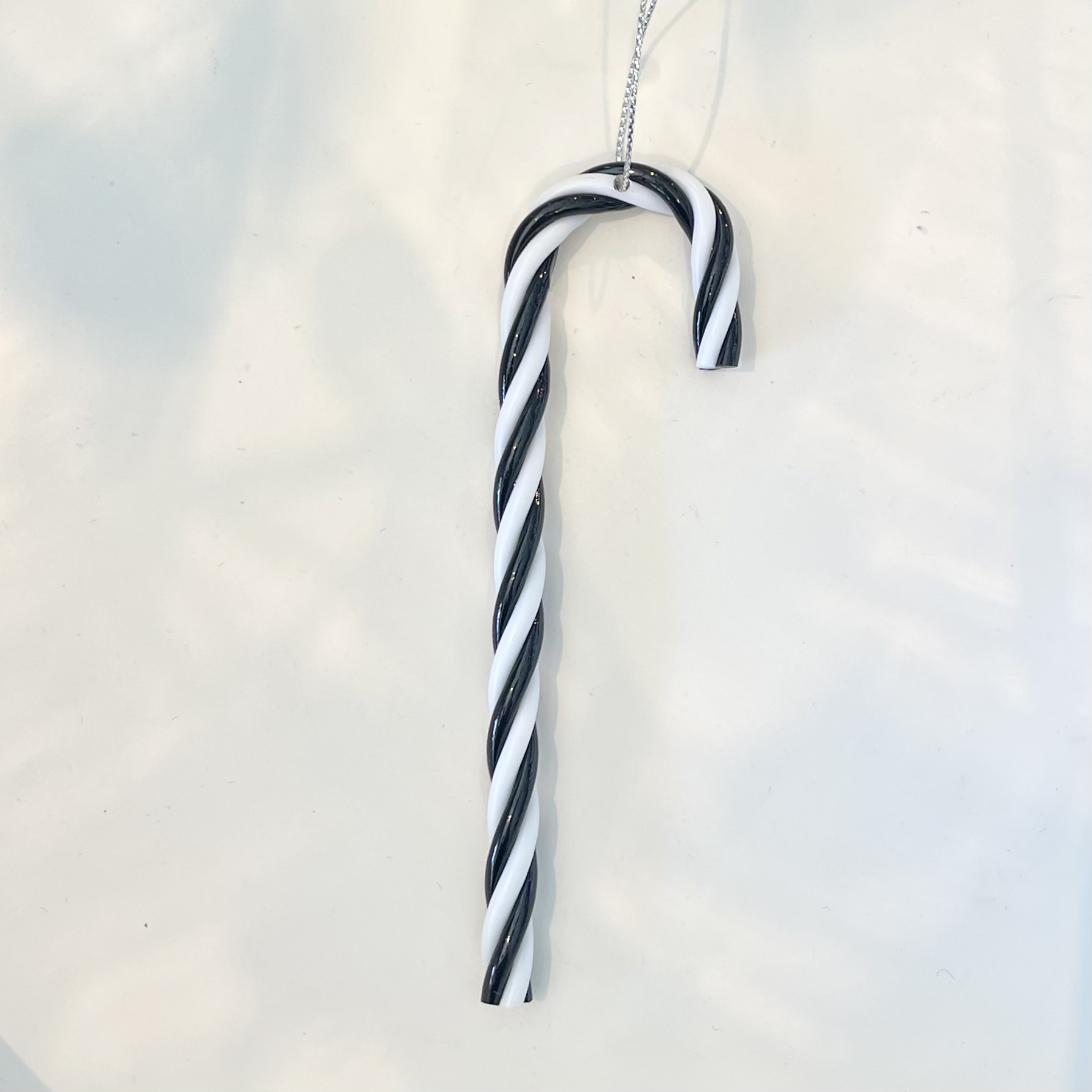 Zuckerstange z.H., H13cm, schwarz/weiß