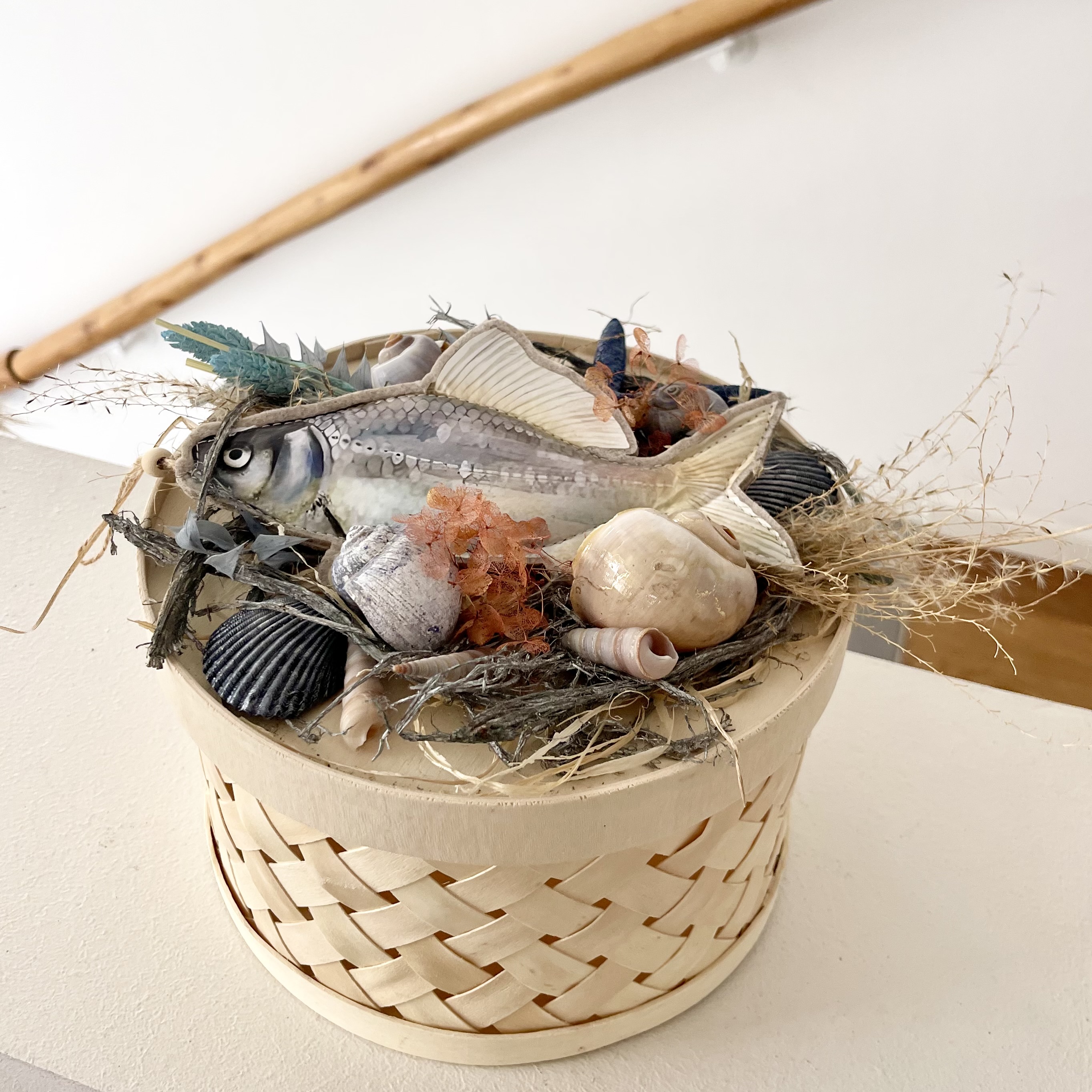 Dekobox Fisch gr. blau