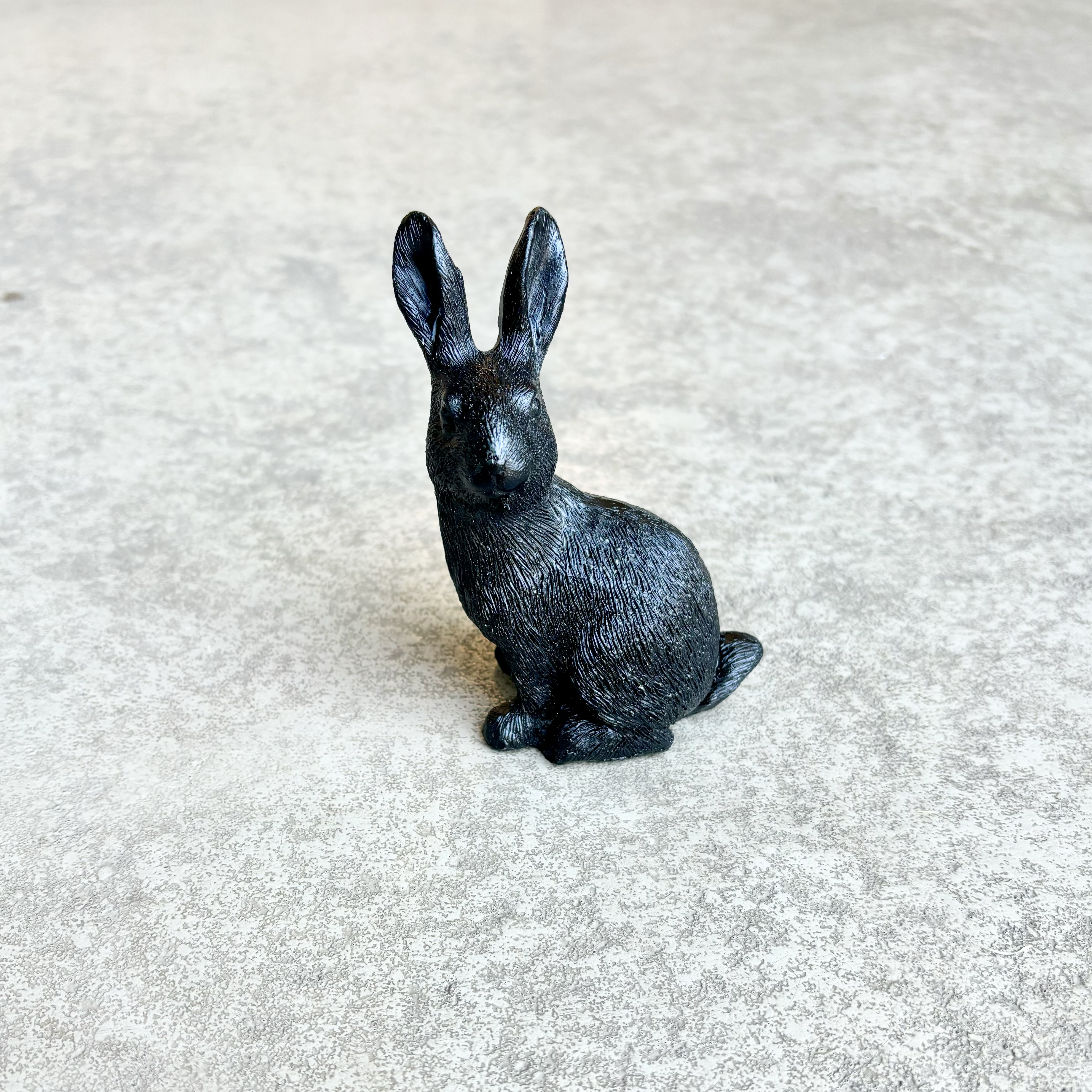 Poly.Hase"Hopps"2M,L5H11cm schwarz